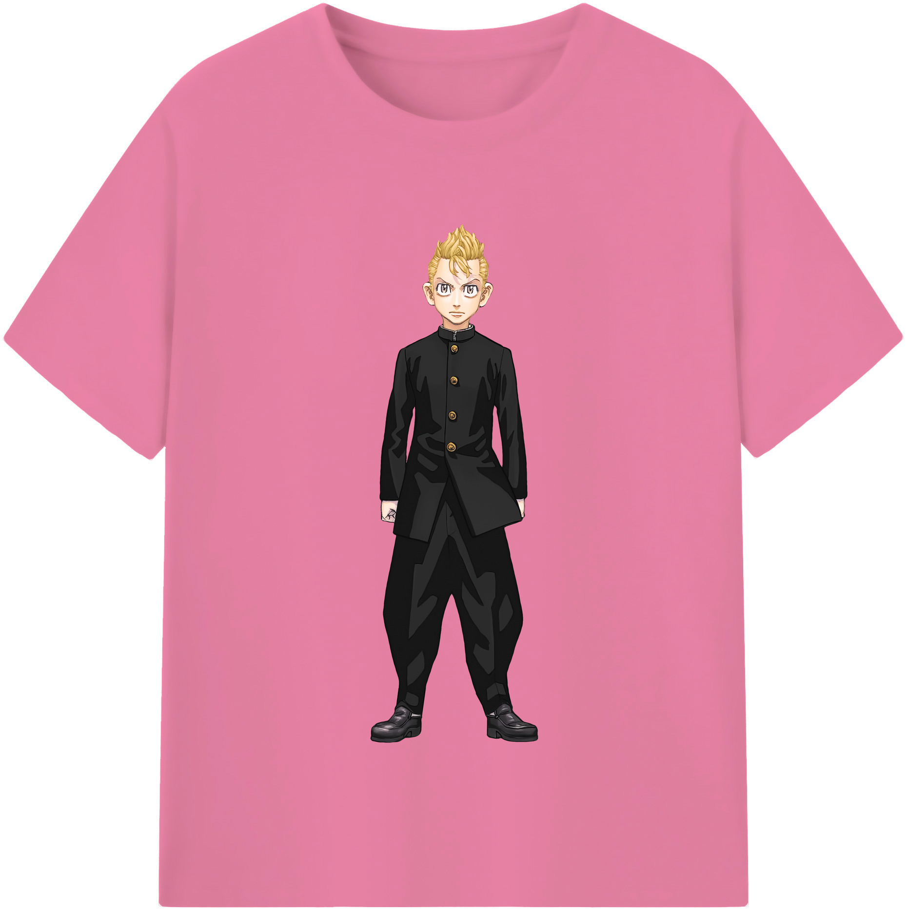 （画像用） 東京リベンジャーズ Tokyo Revengers 綿100％半袖Tシャツ（フロントプリント）